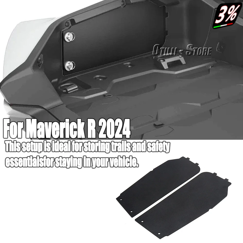 

UTV For Can-Am Maverick R For CAN-AM MAVERICK R 2024 Accessories Black Rear Bed Side Doors Left and Right