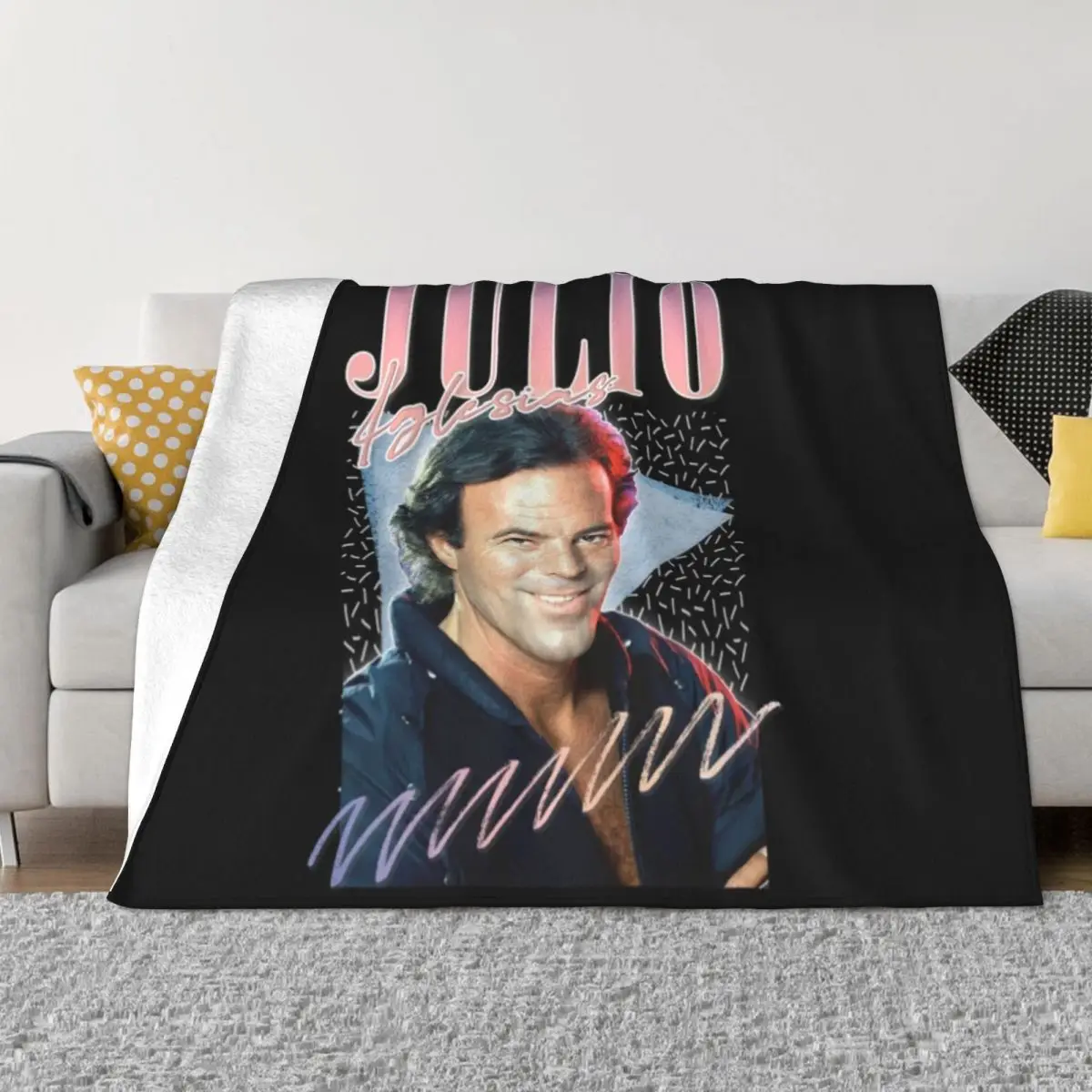 Julio Iglesias Throw Blanket Luxury Thicken Blanket Hair Blanket