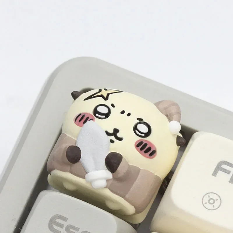 

Cartoon Keycap Resin Pajamas Keycaps Customized Individuality Cute Anime Keycaps For Girl Desktop Mechanical Keyboards Gift