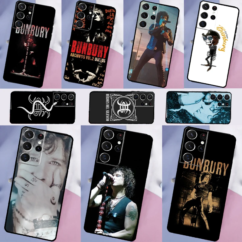 Enrique Bunbury Case For Samsung Galaxy S23 S21 FE S22 Ultra S8 S9 S10 S22 Plus Note 10 20 Ultra S20 FE Cover