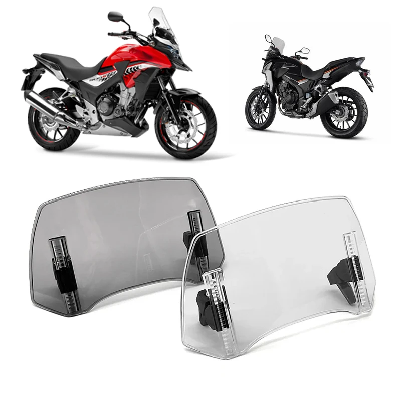 Windshield For HONDA CB500X XL650 XL 700V XL750 Transalp CRF1000L Africa Twin DCT Motorcycle Sport Viser Deflector WindScreen