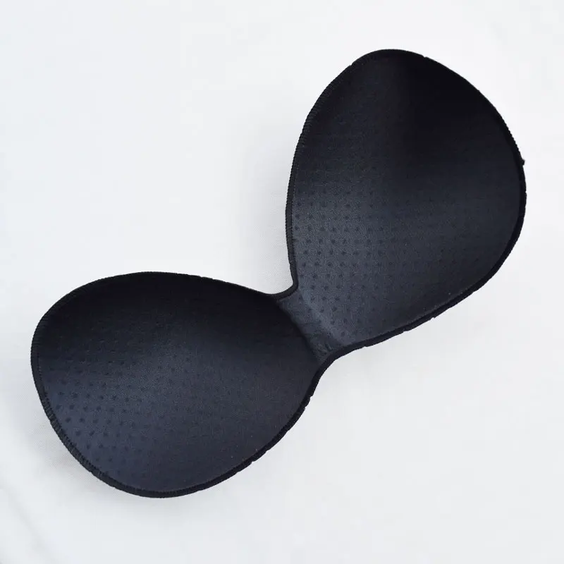 Thin Breathable One-piece Chest Pad Sewn Edges Bra Inserts for Bras Inserts Bra Cups Replacement Bra Pads Women's Sports Cups