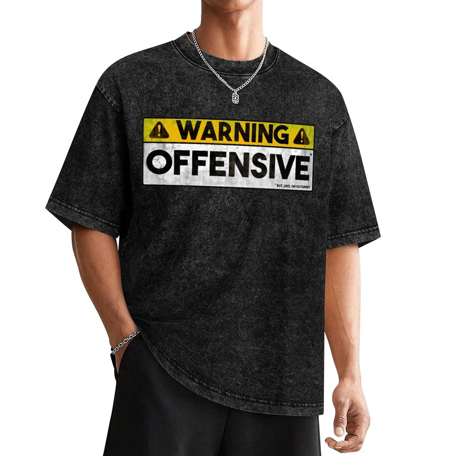 

Warning Offensive T-Shirt aesthetic clothes plus sizes Blouse anime t shirts mens big and tall t shirts