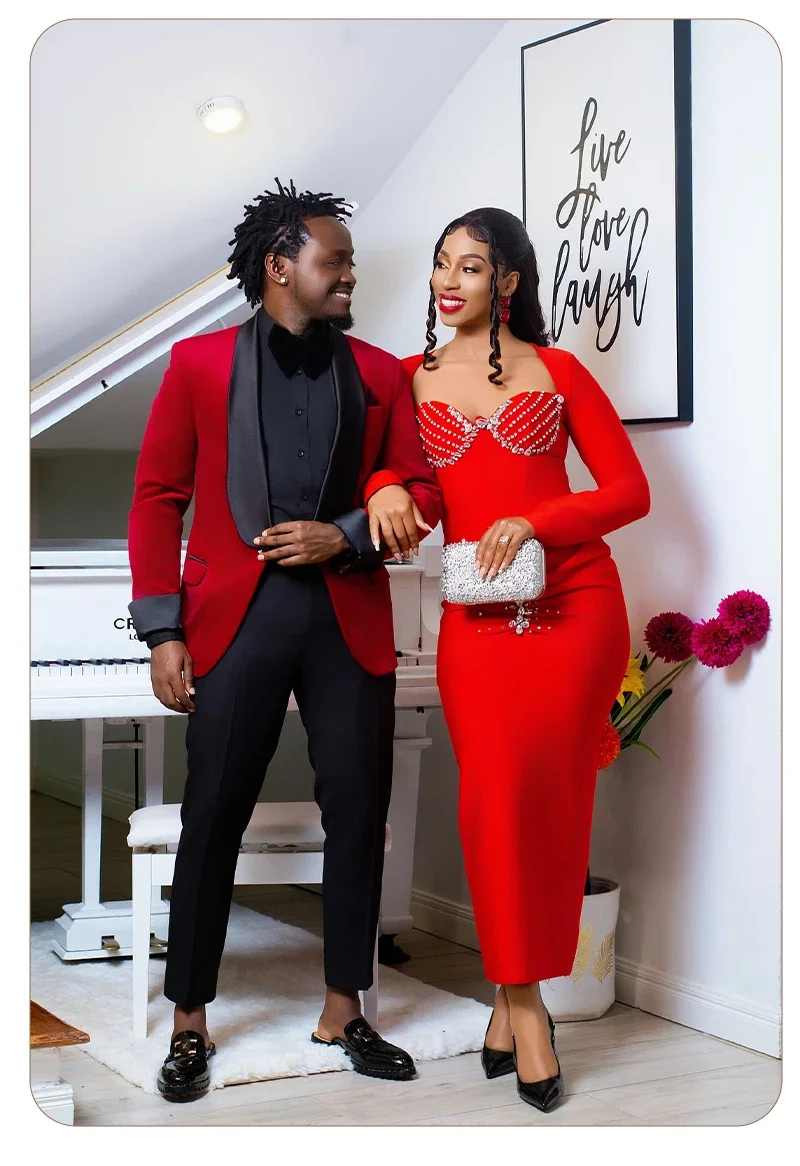 Sexy luxo brilhante miçangas mangas compridas bodycon vestido 2026 novas mulheres celebridade festa elegante noite clube pary vestidos