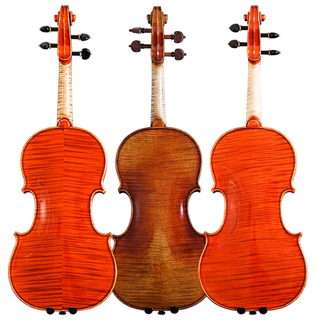 

4/4 Professional Medium Antique Aa Maple Ebony Fingerboard Beginner Oil Painting Solo Violin