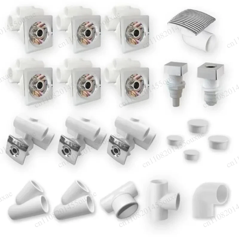 Hot Tub Spa Bubble Massage Jet System Assembly Replacement Fitting Parts For Indoor Bathtub  Bath Upgrade