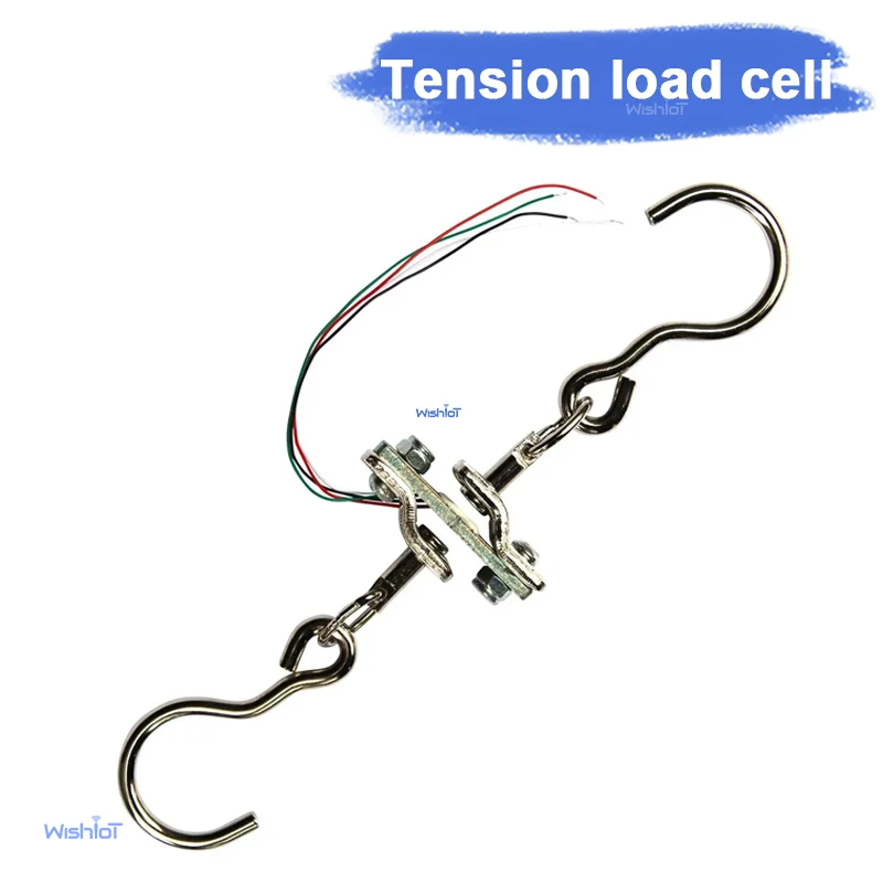 Tension load cell 40kg with hooks Tension Sensor Hook Portable Scale Electronic Scale Weight Pressure Sensor Microcontroller