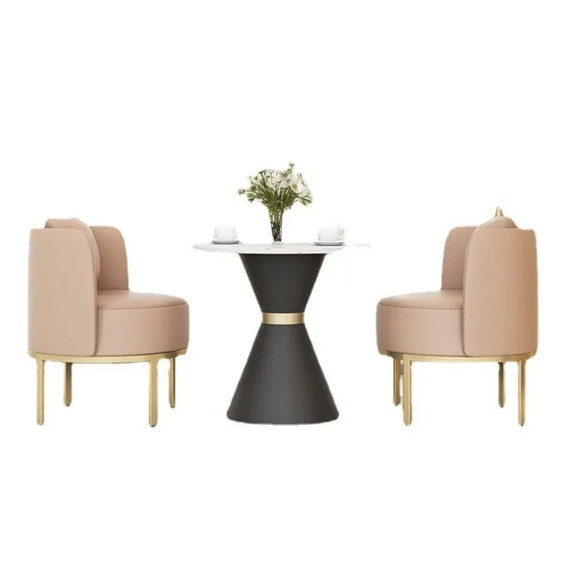 Reception of guests commercial small round table