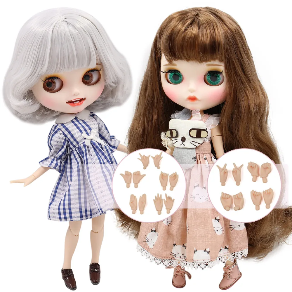 ICY DBS Blyth دمية No.2 الأبيض والأسود الجلد المشترك الجسم 1/6 BJD خاص سيارة لعبة أطفال زهيدة هدية