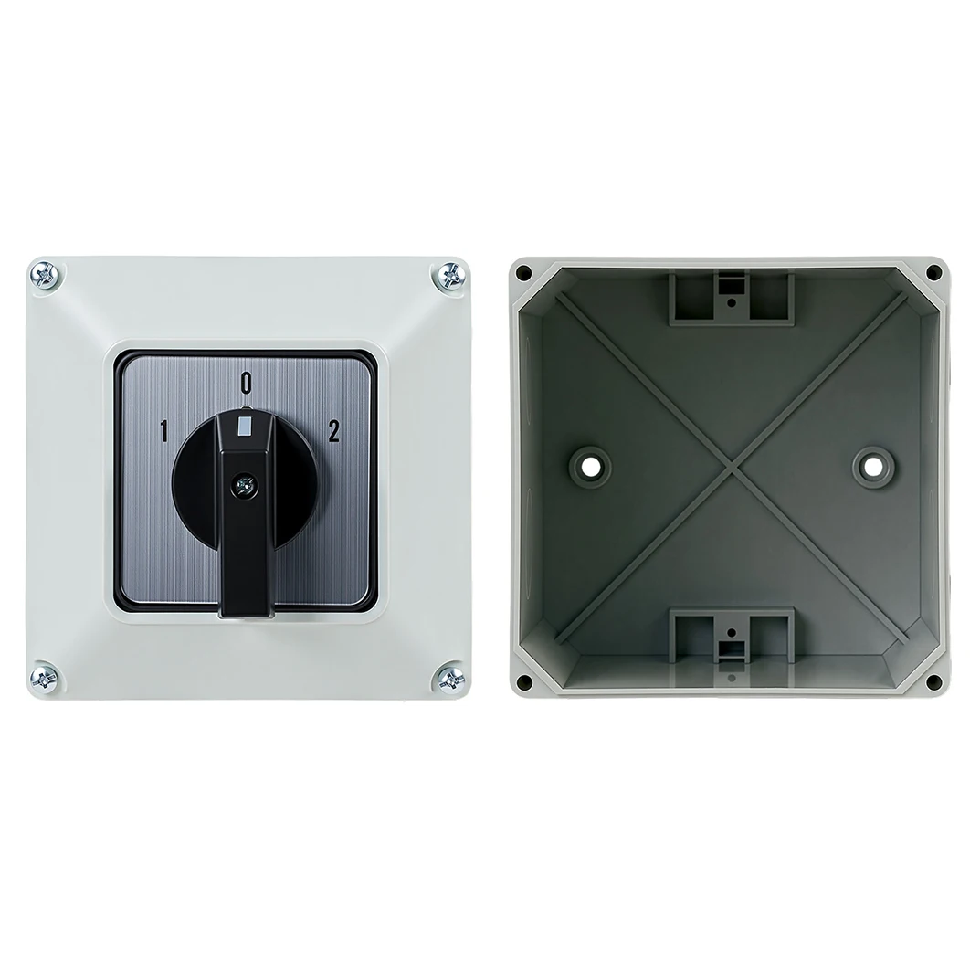 SZW26-160/D 160A Rotary Power Cut-off Switch ON-OFF-ON/1-0-2 Gear 1/2/3/4 Pole Waterproof And Dustproof Sealed Box
