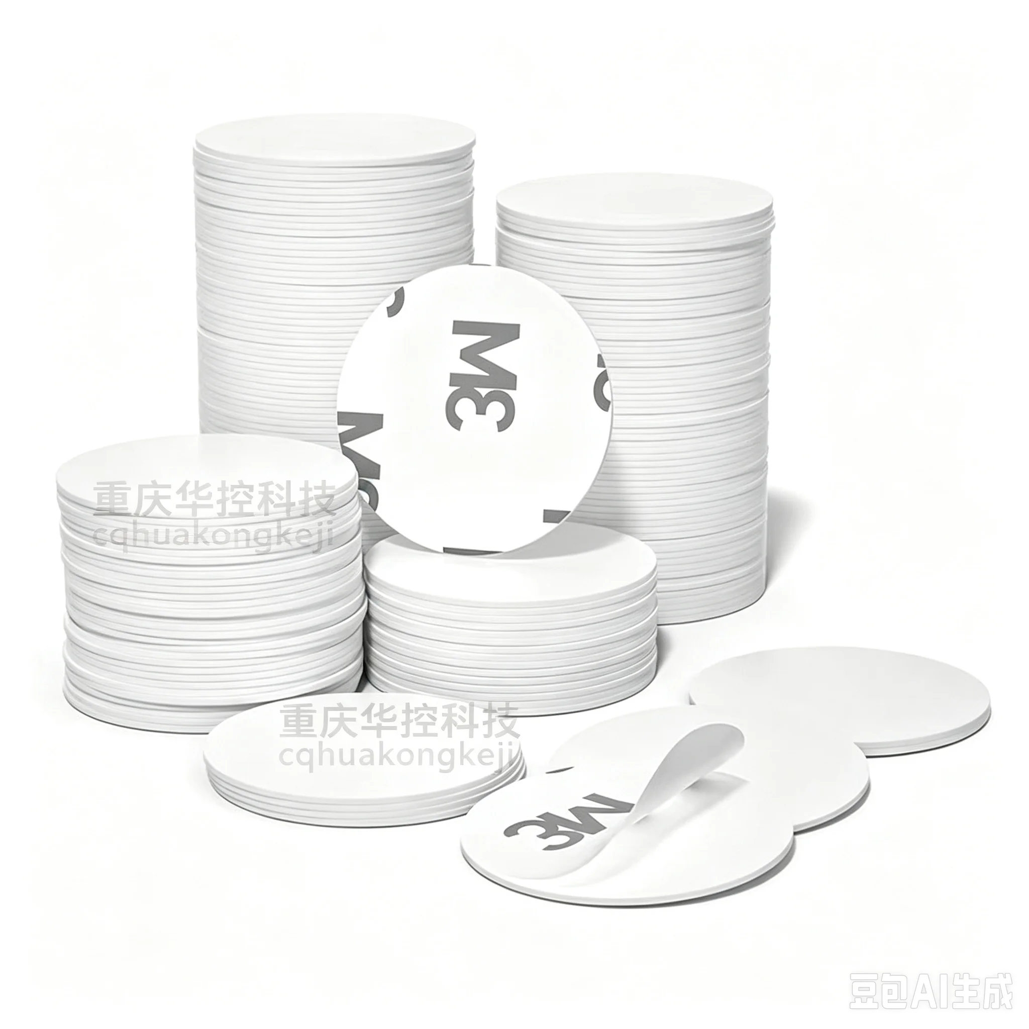 NFC Ntag215 13.56MHz NFC Coin Bonding Card Badge ISO/EC14443A 25mm Waterproof PVC 215 Electronic Tags