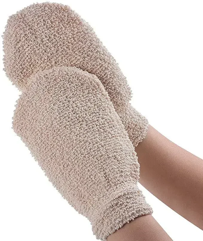 Sisal Jute Bath Towel Gloves Ramie Bath Towel Double-sided Bath Gloves Body Scrubber Bathing Accessories