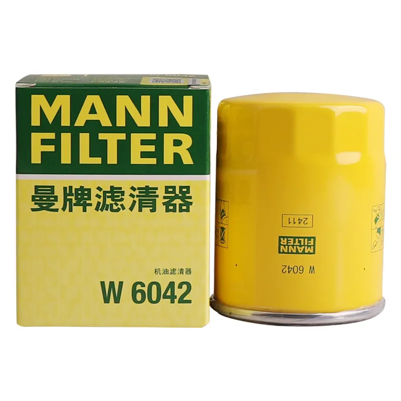 

MANN FILTER W6042 Oil Filter For CHANGAN CS35 CS55 PLUS UNI-K UNI-V UNIT-T 1.4L 1.5L 2.0L JL473ZQ JL486ZQ5