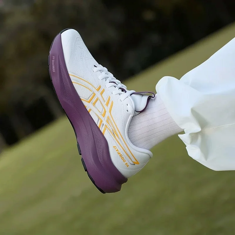 Asics Women GT-2000 14 White Purple Orange Stable Support Breathable Mesh Cushion Running Shoes 1012B843-102