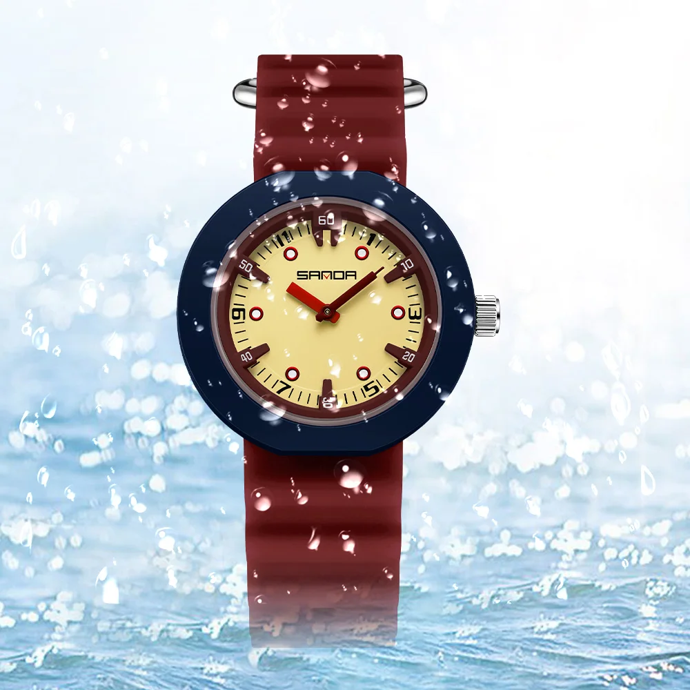 Новинка 2025, модные детские кварцевые часы для учащихся начальной школы, наручные часы для девочек, женские часы Relogio Feminino, дизайн указателя