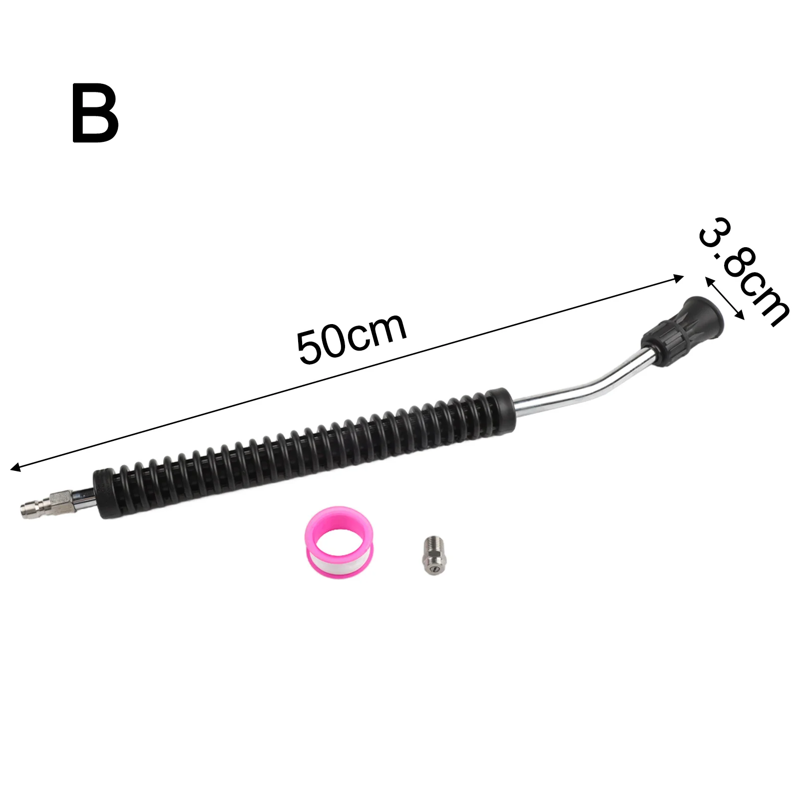 /High /Pressure /Washer Spray With Copper Nozzle And Extension Rod 280bar 4000psi For Car Patio Driveway Cleaning Tool