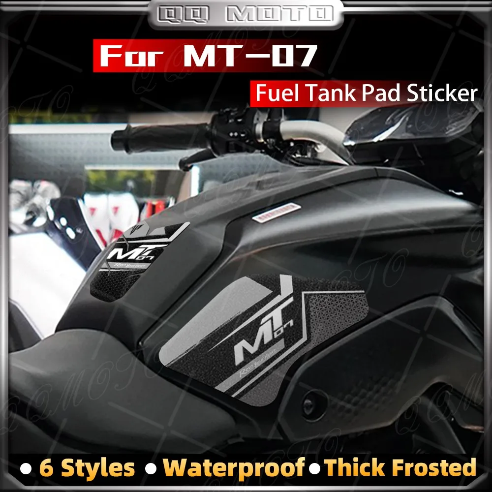 

For MT-07 MT 07 mt 2021 2022 2023 2024 Motorcycle Accessories Sticker Fuel Tank Knee Grip Traction Protection Sets 3M Decal