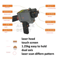 300W 500W 1000W Laser Cleaner Remove Rust And Paint Oil Plastic Welding Color Pulse Fiber Laser Cleaning Machine