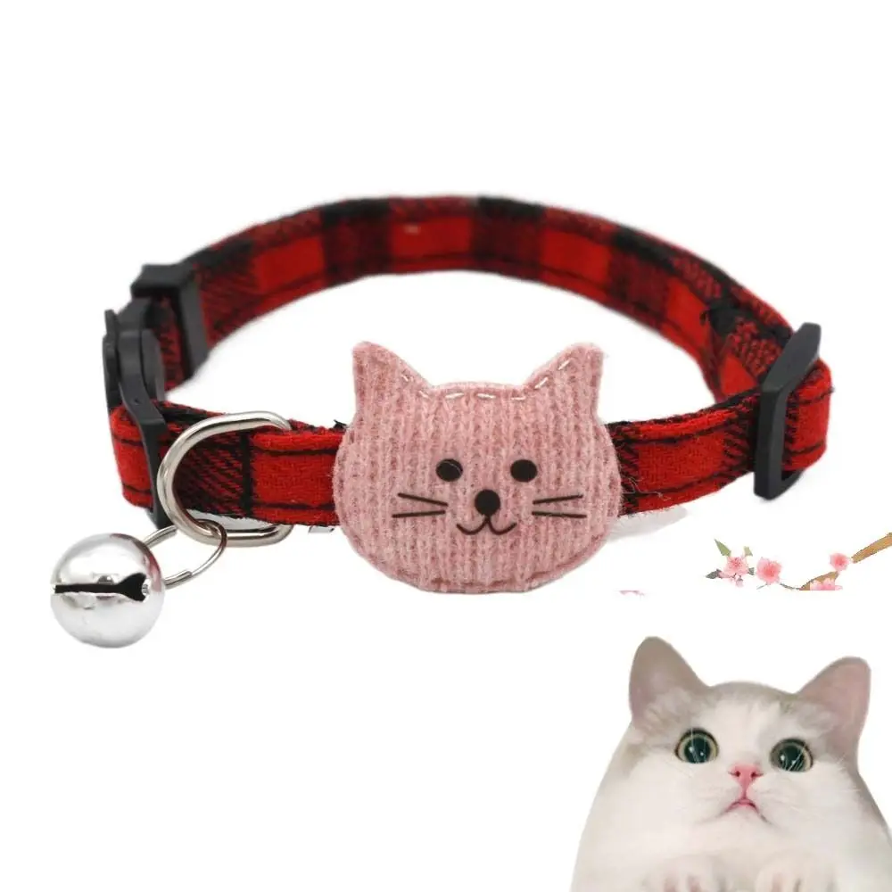 1 PCS Cute Cats Collar Elegant Fashion Bow Knot Patch Pet Neck Strap With Bell Simple Comfortable Dog Necklace