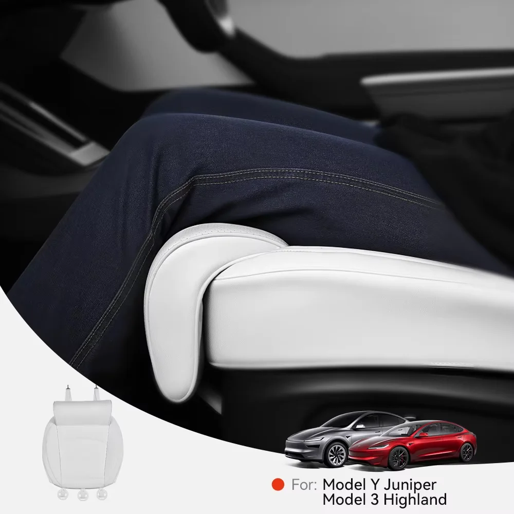 For Tesla Model Y Juniper Model 3 Highland Leg Support Extension Seat Cover Memory Foam Extender Cushion Interior Accessories