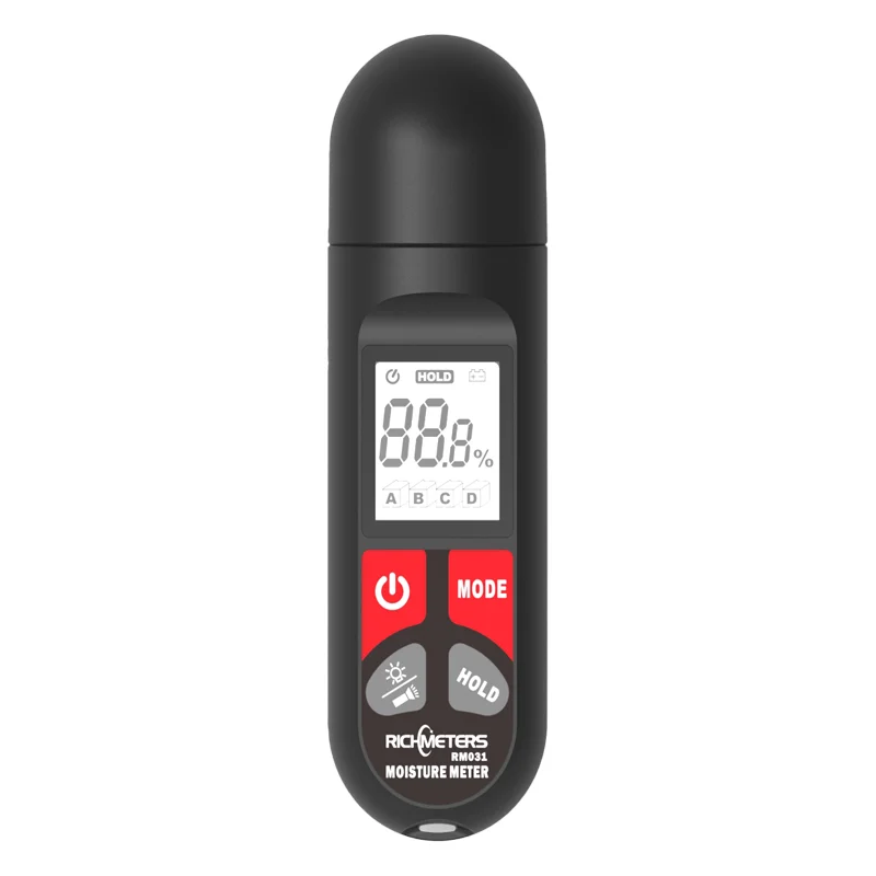 RICHMETERS RM031 Digital Moisture Meter Humidity Tester