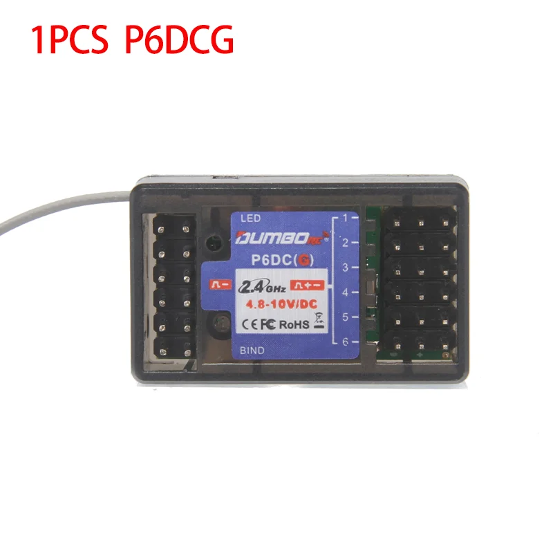 DUMBORC P6FG X10FG P6DC X4FMG MINI 4CH 6CH 10CH Empfänger 4,8-10V Spannung Rückkehr für X6 DDF-350 Sender RC Auto Boot Tank