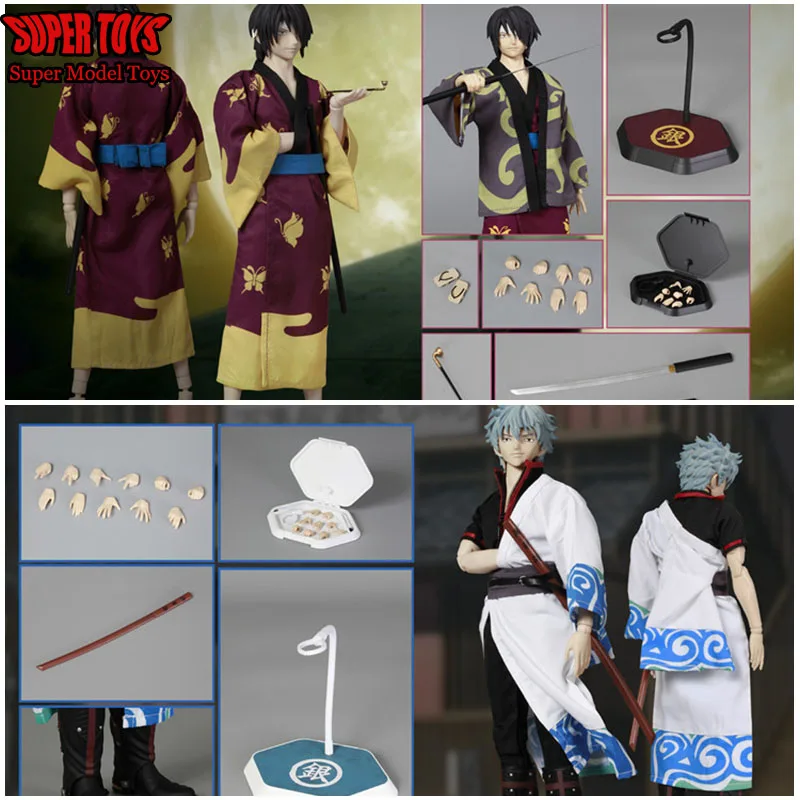 

XM Series XM001 XM002 1/6 Scale Full Set Male Samurai GINTAMA Takasugi Shinsuke / Sakata Gintoki 12" Collectable Action Figure