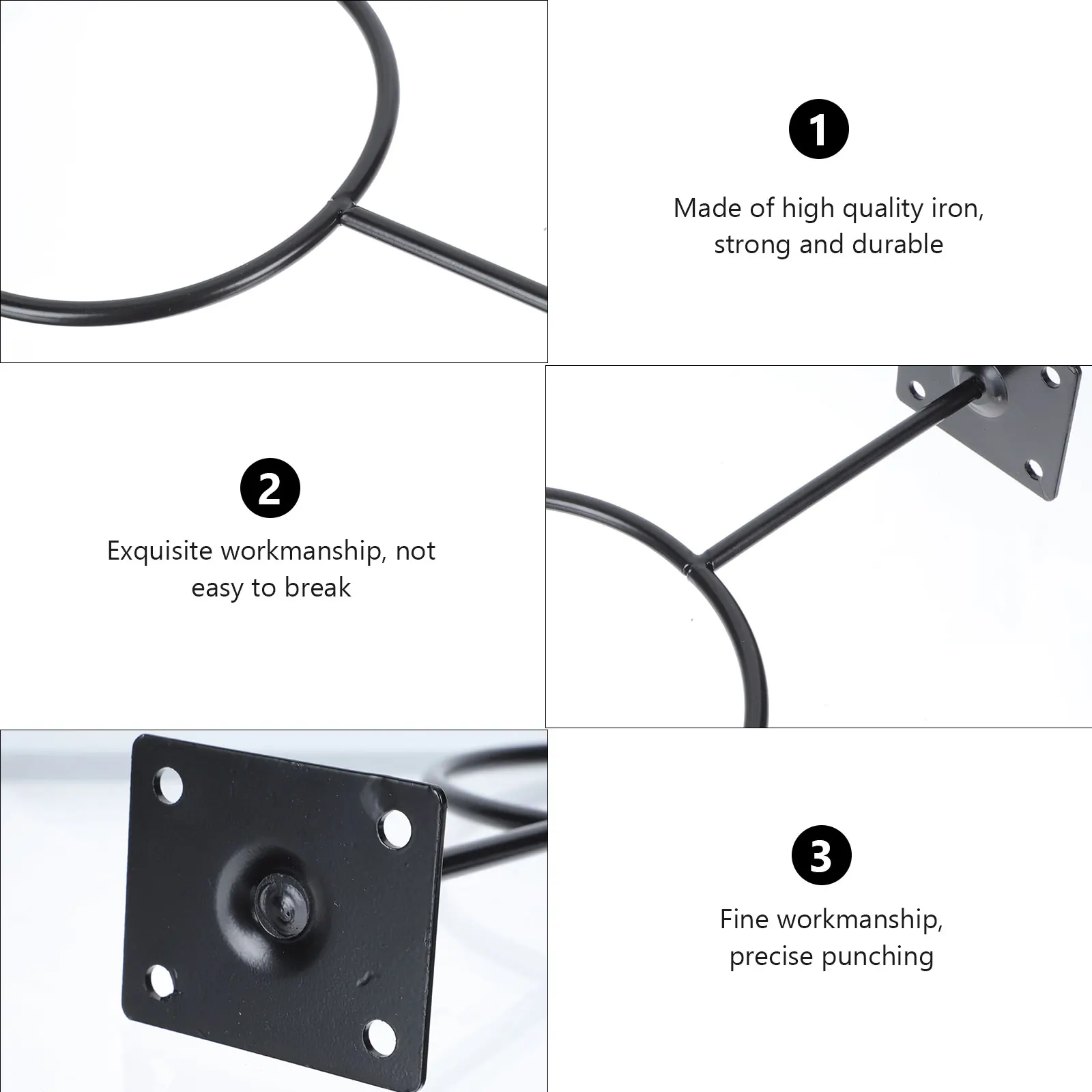 

2Pcs Basketball Wall Storage Rack Iron Ball Holder Space Saving Organizer Sports Ball Display Stand for Home Wall Mounted Shelf