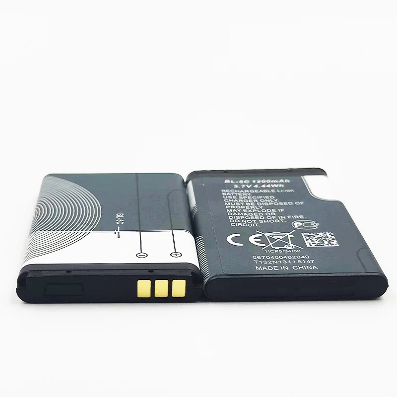 BL5C BL-5C 3.7V 1200mAh Lithium Li-ion Battery For Nokia 6267 6270 6330 6555 6600 6620 6630 1100 1101 1110 1112 1208 1600