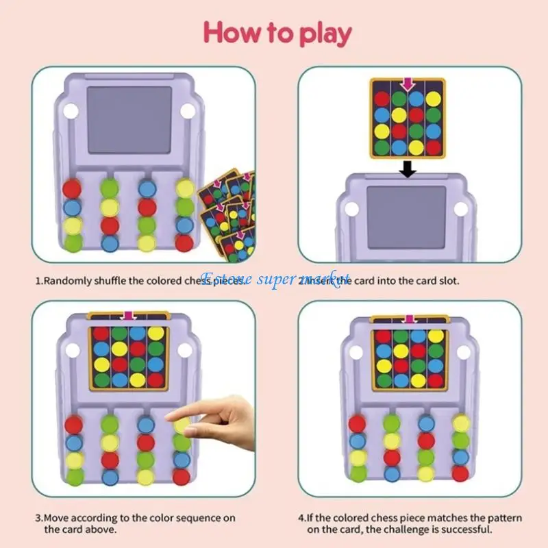 

090B Color Matching Training Game For Children Chess Strategy Play And Educational Benefits