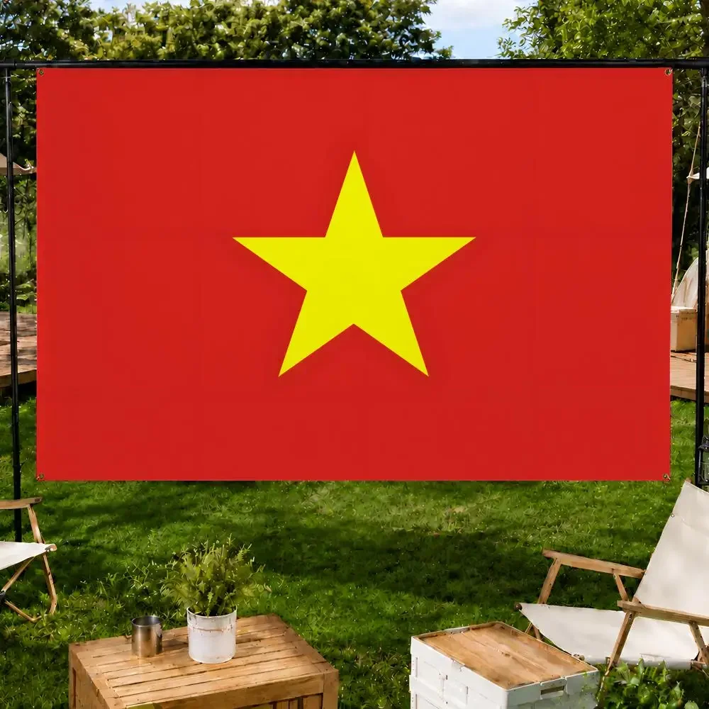 Travel Flag V-Vietnam Flags Fan support, home, dormitory, wall decoration, outdoor camping, party banners, gifts