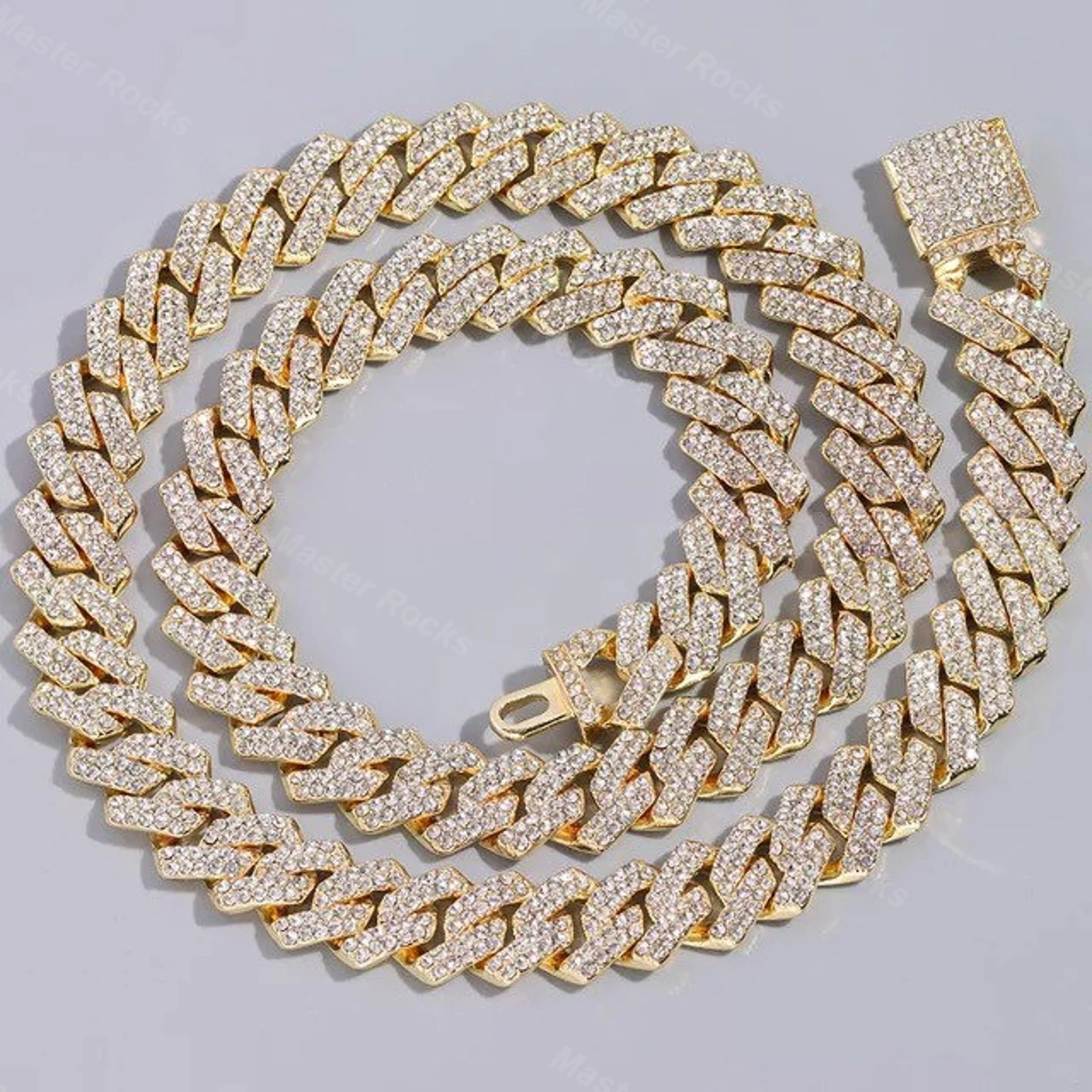 

Iced Out Cuban Chain Custom 2rows 10mm Cuban Moissanite 925 Silver Cuban Link Chain Jewelries Necklace For Men