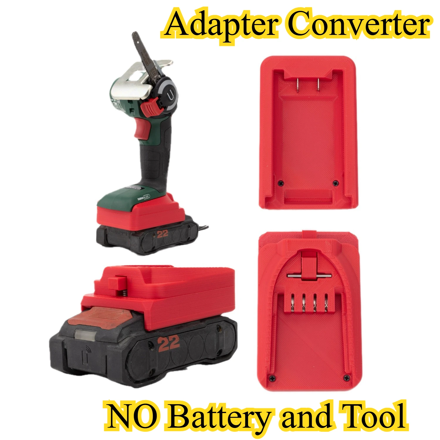 

Новый адаптер для литиевых аккумуляторов Hilti 22V Nuron, преобразующий их в аккумуляторы Bosch 18V (зеленая версия) серии PBA для беспроводных портативных электроинструментов.