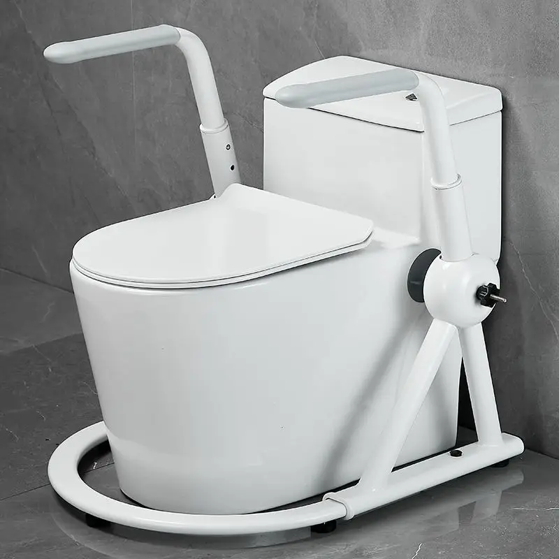 Smart toilet armrest safety railing special folding help shelf for the elderly bathroom