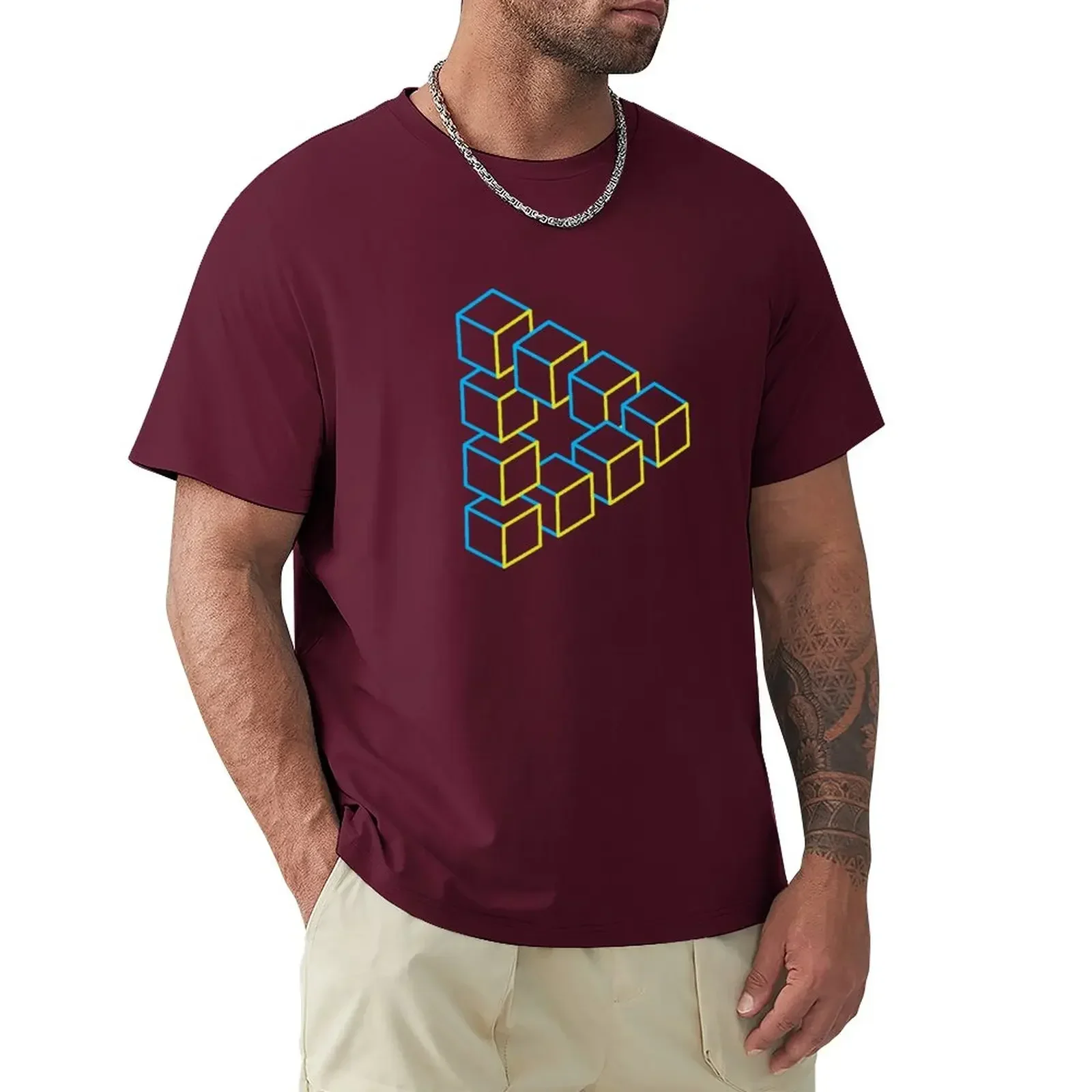 Impossible Shapes: Cubes T-Shirt kawaii clothes cute tops mens graphic t-shirts hip hop