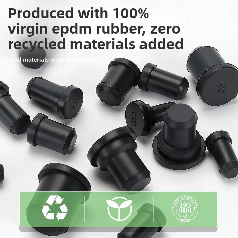 EPDM Rubber Stopper Waterproof Cable Gland Single Hole Multi Hole Clamp Seal