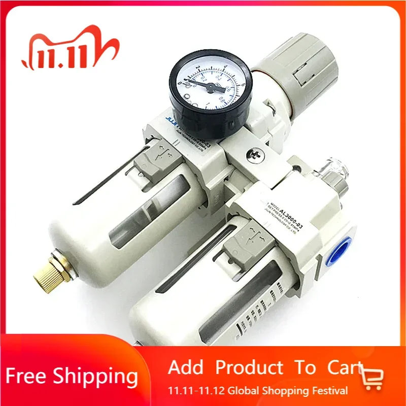 

Металлик AC2010-02 AC3010-03 AC4010-04 Пневматический регулятор давления Сепаратор масла и воды Ручной дренажный компрессор Воздушный фильтр.