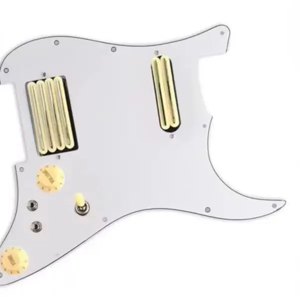 Guitar Dual Pickup Front Panel Assembly Can Be Independently Switched To Single Tape