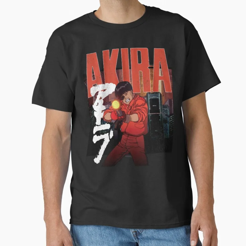 

kaneda Tetsuo Neo Tokyo Explosion Akira 1022 Cyberpunk Anime T shirt Large size Tops Manga Graphic Print Y2k Clothes Cartoon Tee