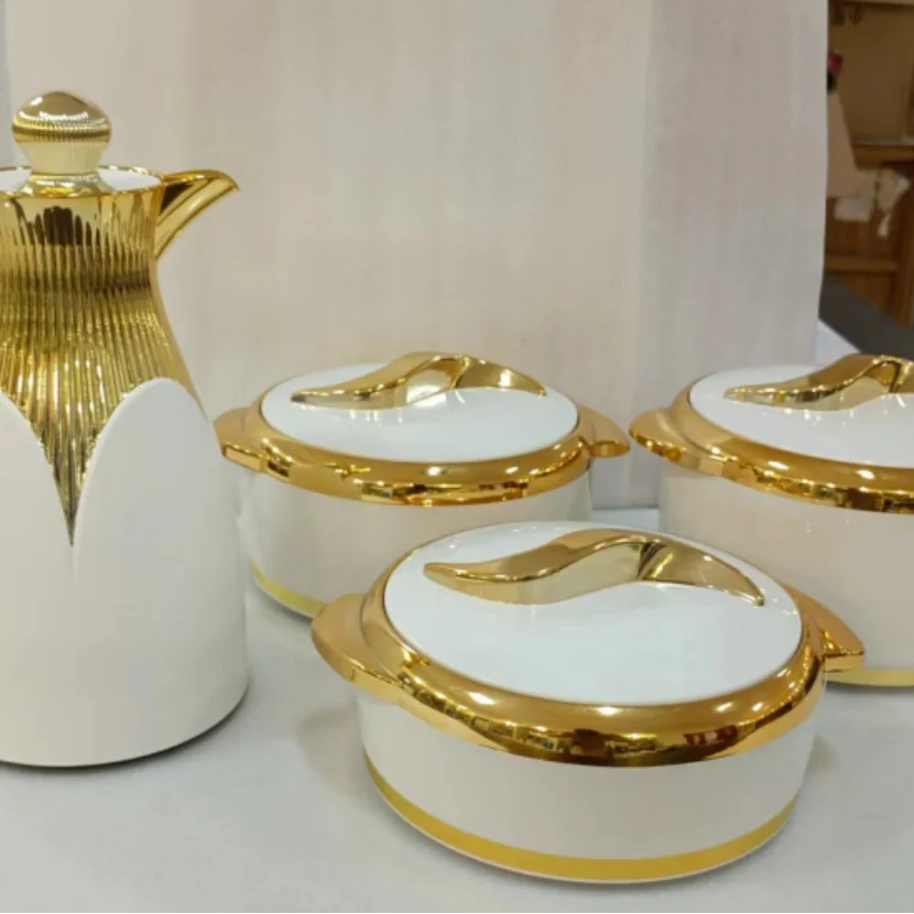 Insulated casserole food heater luxury Arabian style vacuum Dara Arabian coffee pot thermos