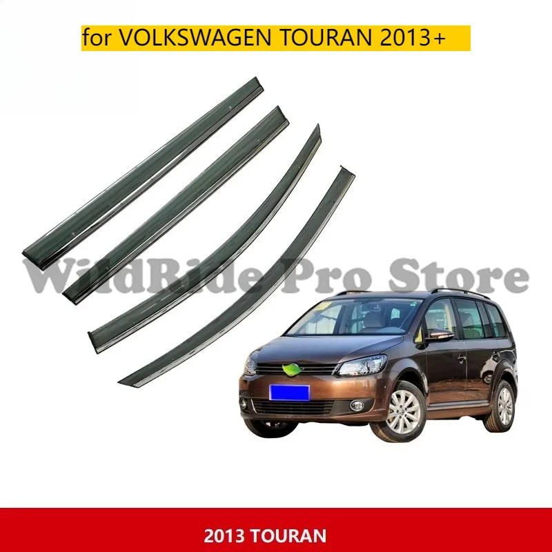 

Козырек на окно автомобиля, солнцезащитные козырьки от дождя, ветрозащитный дефлектор, дверной козырек, защита от атмосферных воздействий, вентиляционный козырек для VOLKSWAGEN TOURAN 2013+, внешние детали