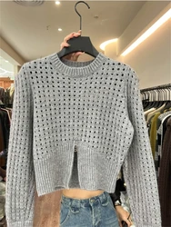 Sweater Women Winter Pullover Girls Sweater Oversize Knitting Tops Vintage Long Sleeve Fall Female Knitted Outerwear Warm Pull