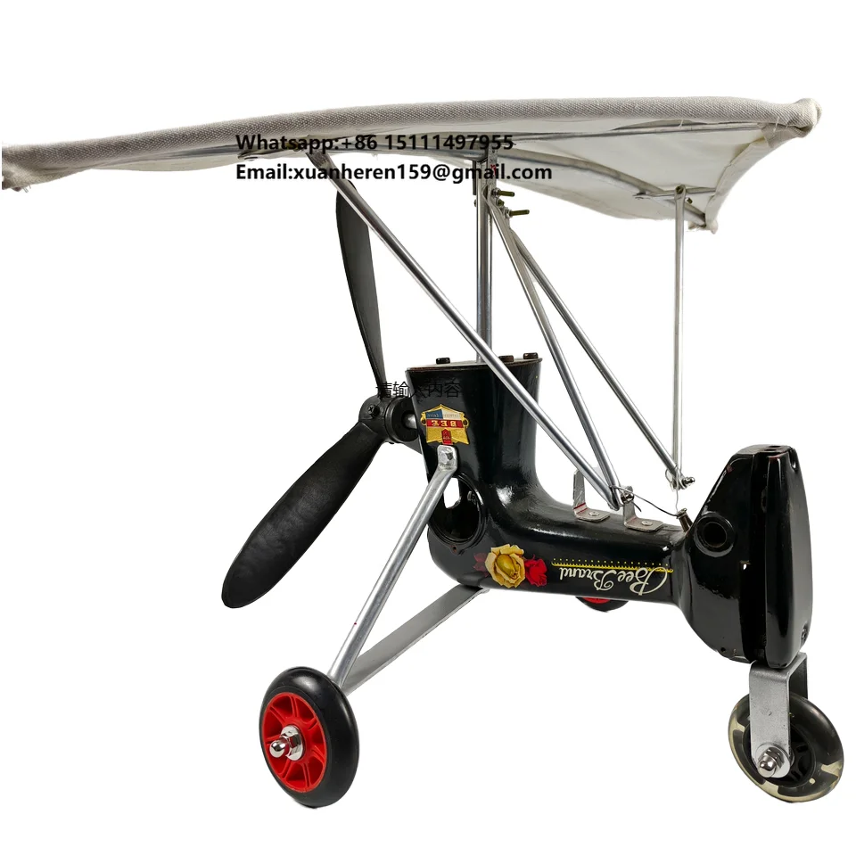 

Paraglider Model:Antique Metal Paraglider Model Ornament UV Printed Exquisite Flying Fun for Desktop Decoration Welding Casting
