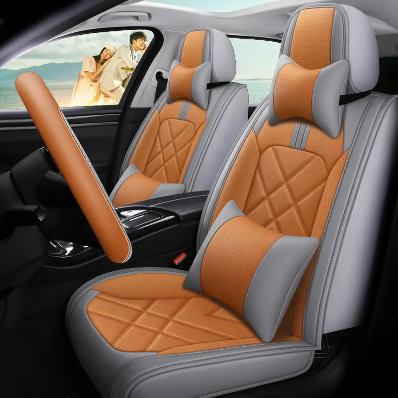 

Full Set Leather Car Seat Covers For Toyota Raize Yaris Cross 2020 2021 2022 2023 2024 Wish 2010-2021 Auto Interior Accessories