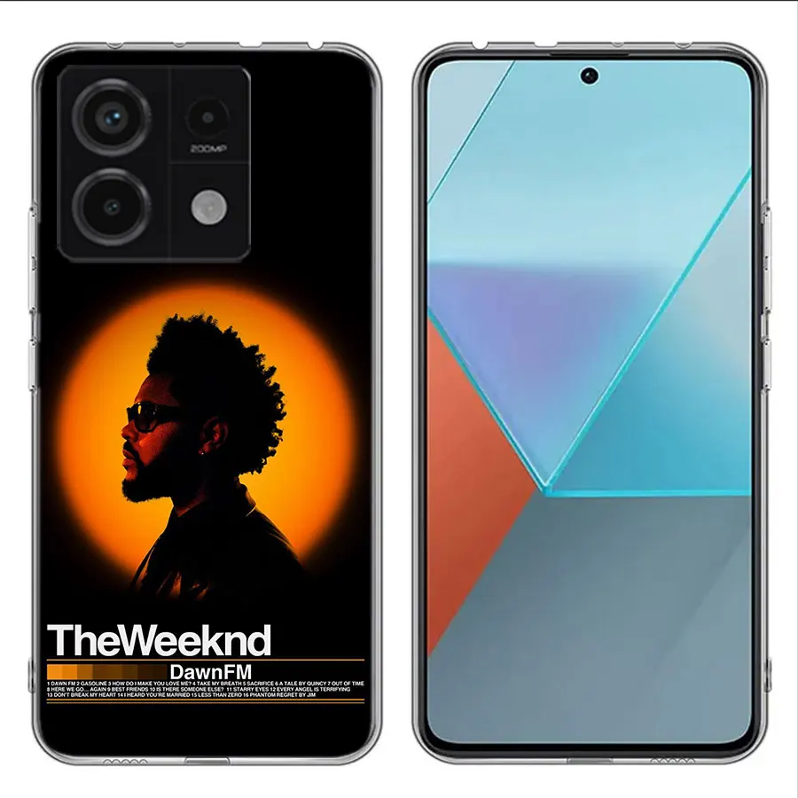 The Weeknd Minimalist Poster Clear Phone Case For Xiaomi Redmi 12 12C 10 10A 10C 9 9A 9C 9T Note 13 12 Pro + 12S TPU 8 8A 7 7A P