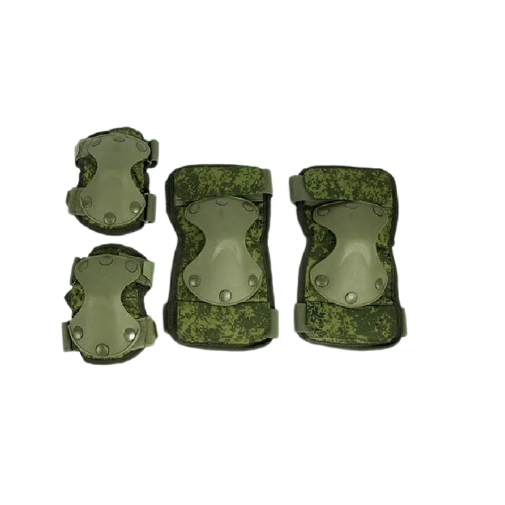 Russian Outdoor Hunting 6B51 Tactical Protective Gear EMR Little Green Man  Camouflage Knee and Elbow Pads Military Accessory