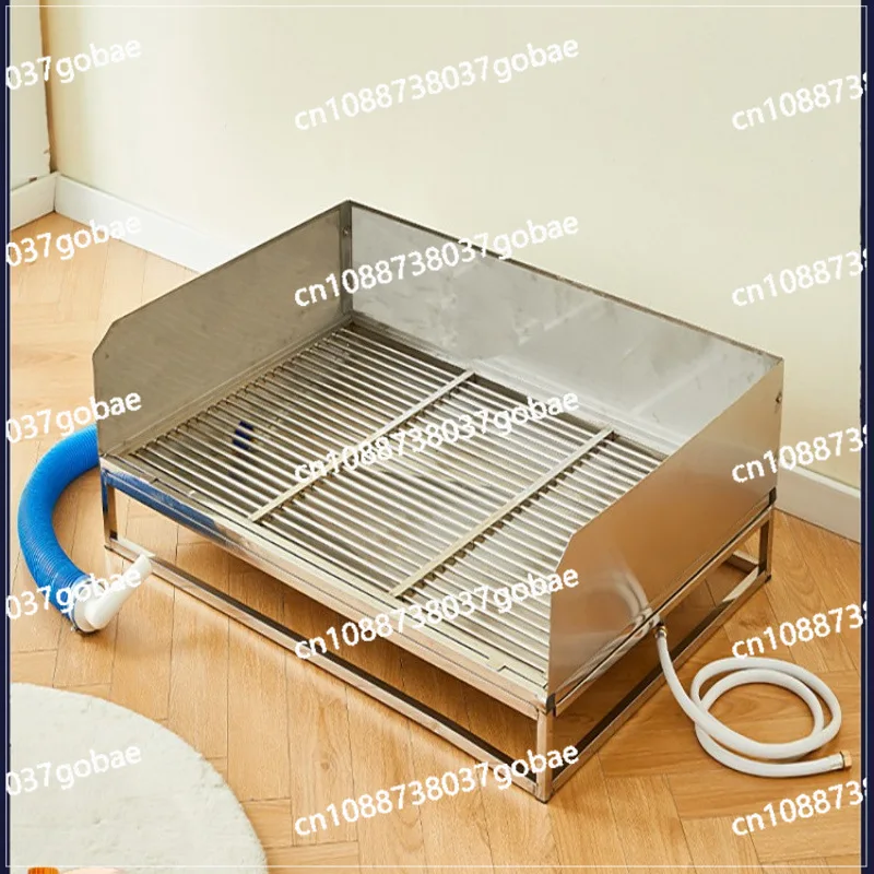 Stainless steel dog toilet fixed-point defecation automatic cleaning pet dog toilet urinal