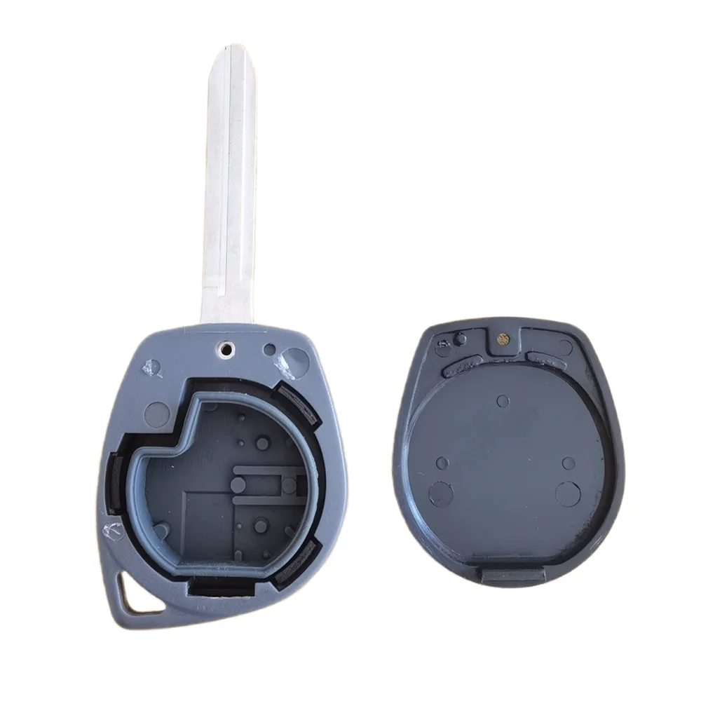 2 Buttons Replacement Remote Car Key Shell For Suzuki Grand Vitara SWIFT HU133R/TOY43/SZ11R Blade Rubber Button Pad