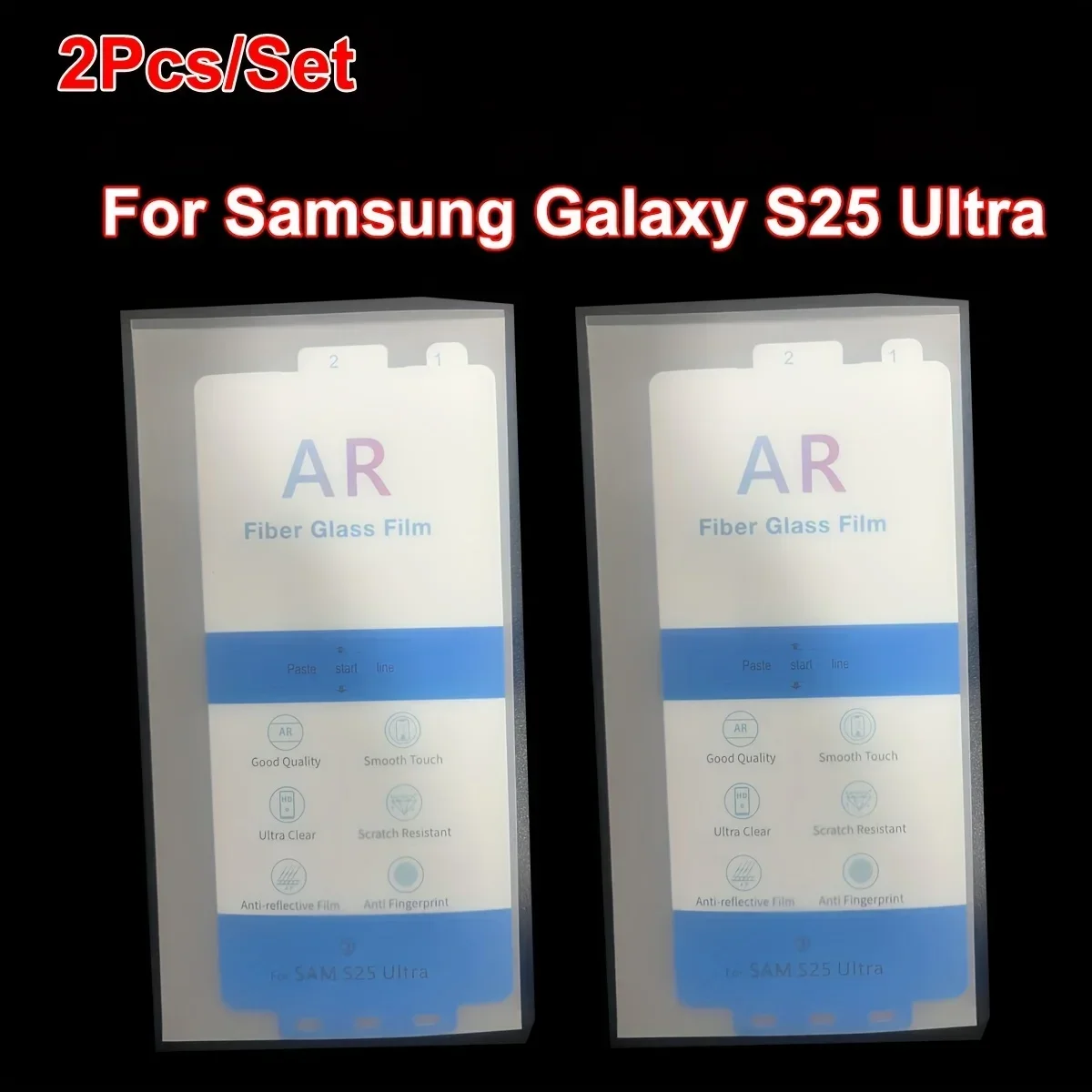 1/2 Teile/satz HD Film für Samsung Galaxy S25 Ultra S24 Plus Screen Protector AR Faser Film Galax S 24 25 + S25Ultra Schutz Film – Detail 7