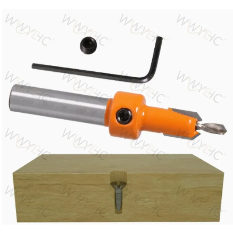 5Pcs Alloy Step Drill Bit Tapered Countersink Drill Head Wood Screw Installation Tool Woodworking Drilling Accessories